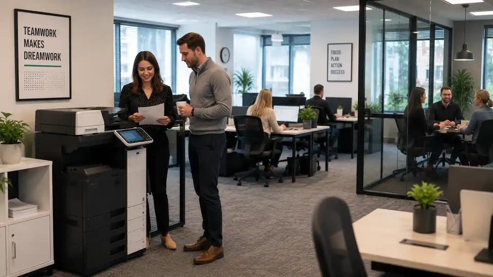 Office copier on lease at a Brighouse firm
